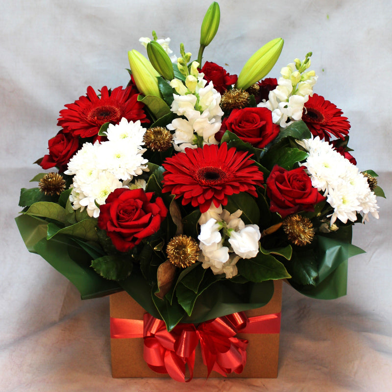 Christmas Box Arrangement