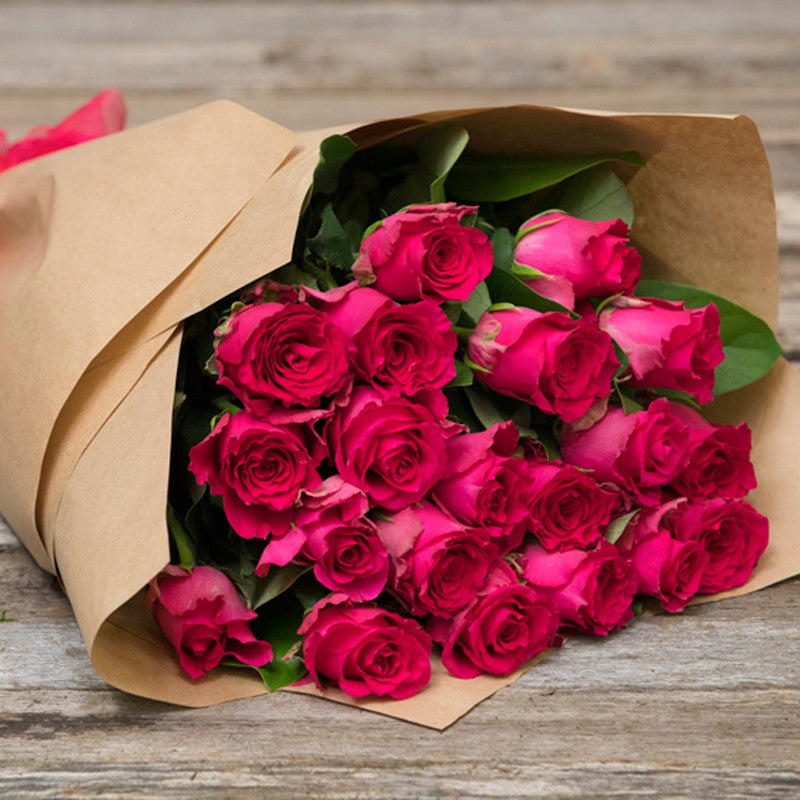 Divine Bouquet - 20 Long Stemmed Coloured Roses